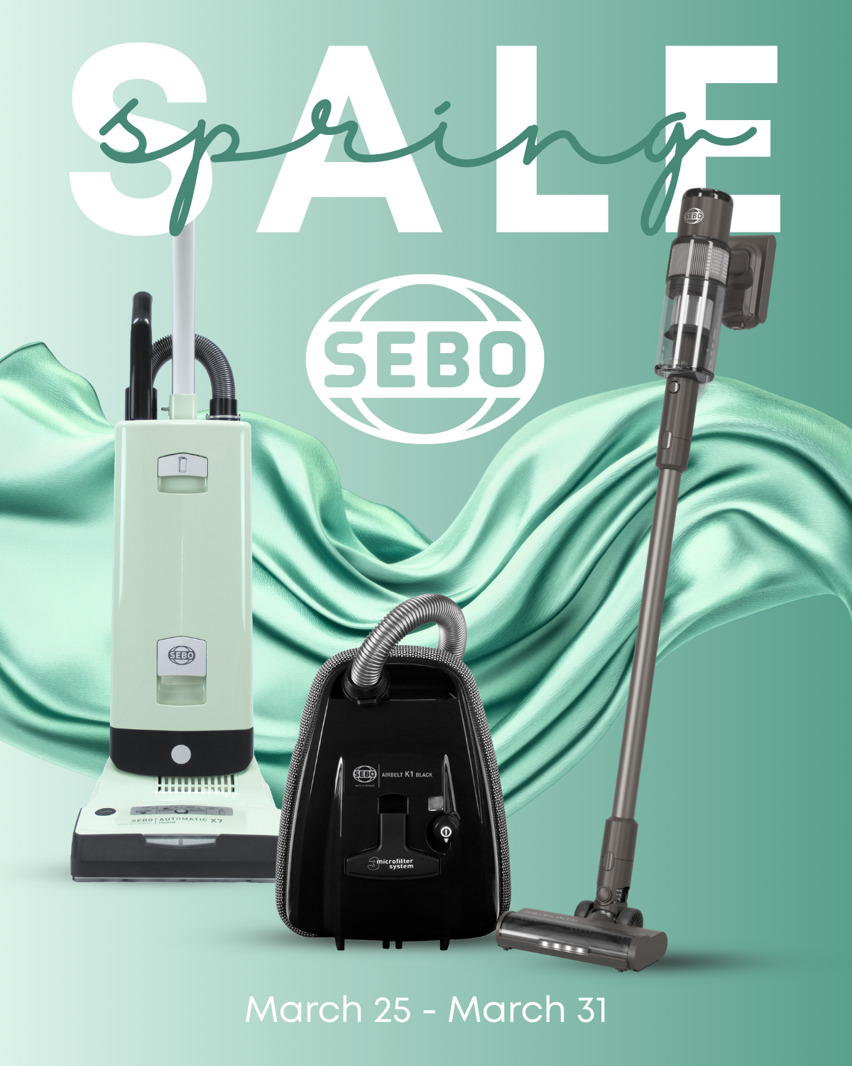 SEBO Spring Sale