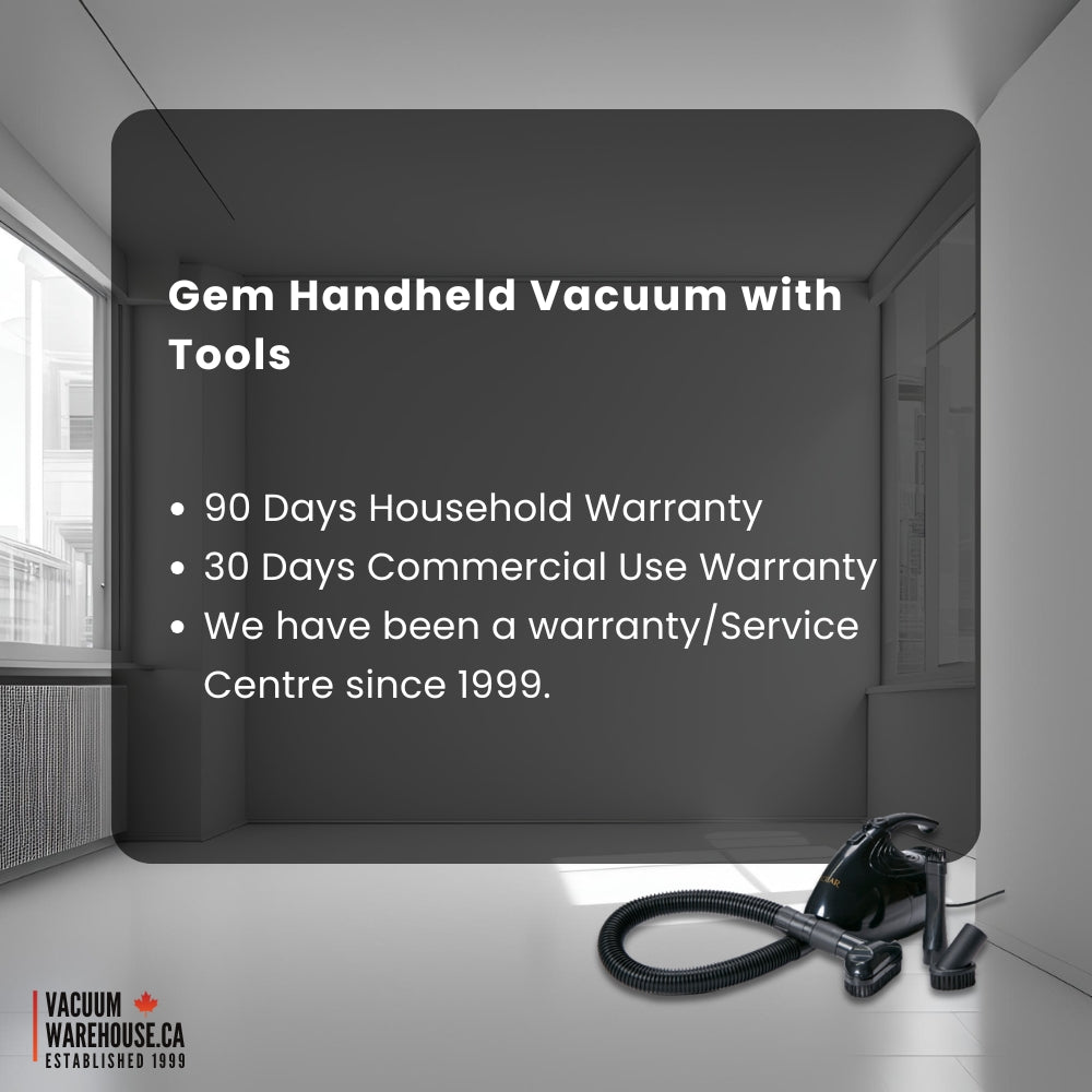 Riccar gem handeled vacuum warranty