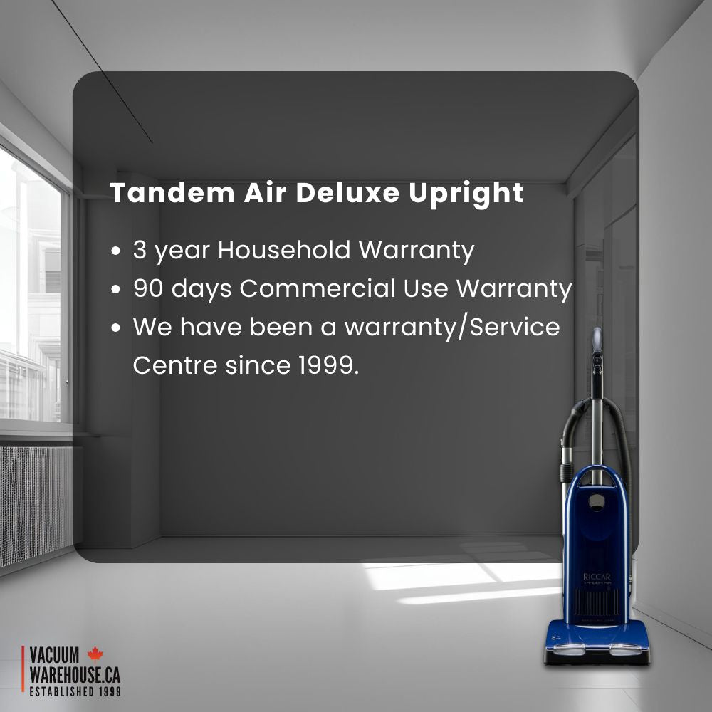 Riccar Tandem Air Deluxe Upright Vacuum Cleaner
