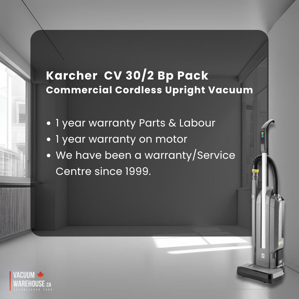 Karcher CV 30/2 Bp Pack Cordless Upright Vacuum