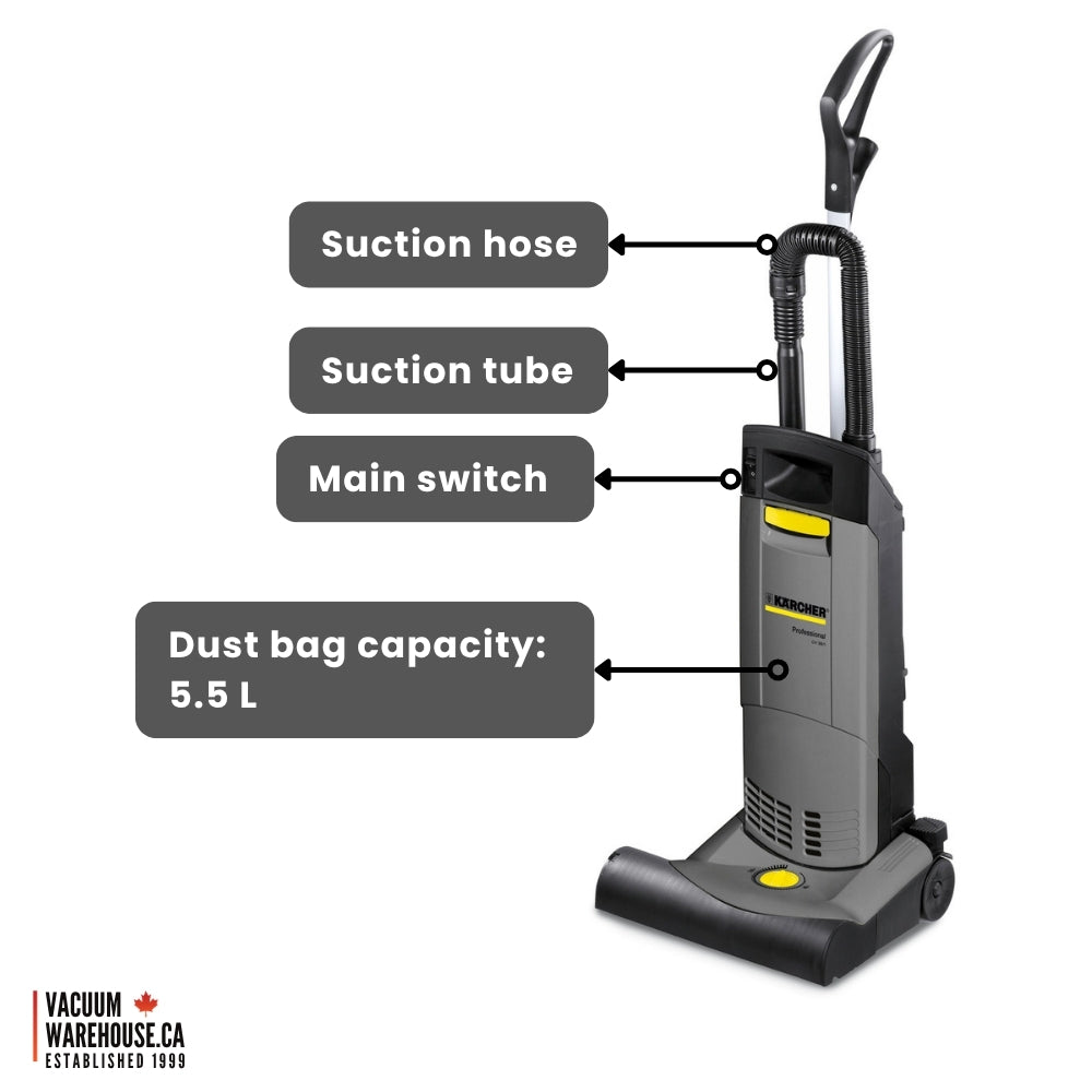 Karcher CV 38/1 Comemrcial Upright Vacuum Cleaner