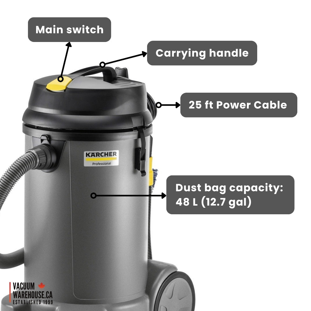 Karcher NT 48/1 Tact te Wet and Dry Vacuum Cleaner