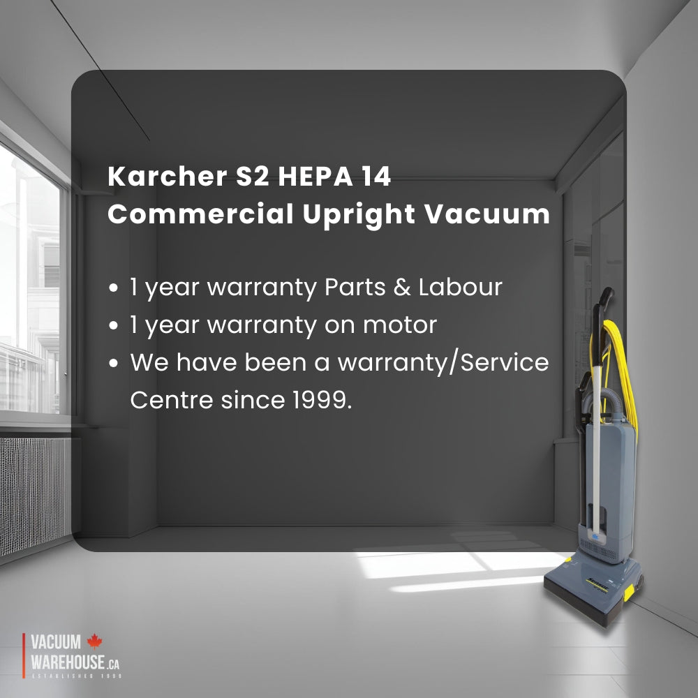 Karcher Sensor S2 HEPA 14 Commercial Upright Vacuum Cleaner