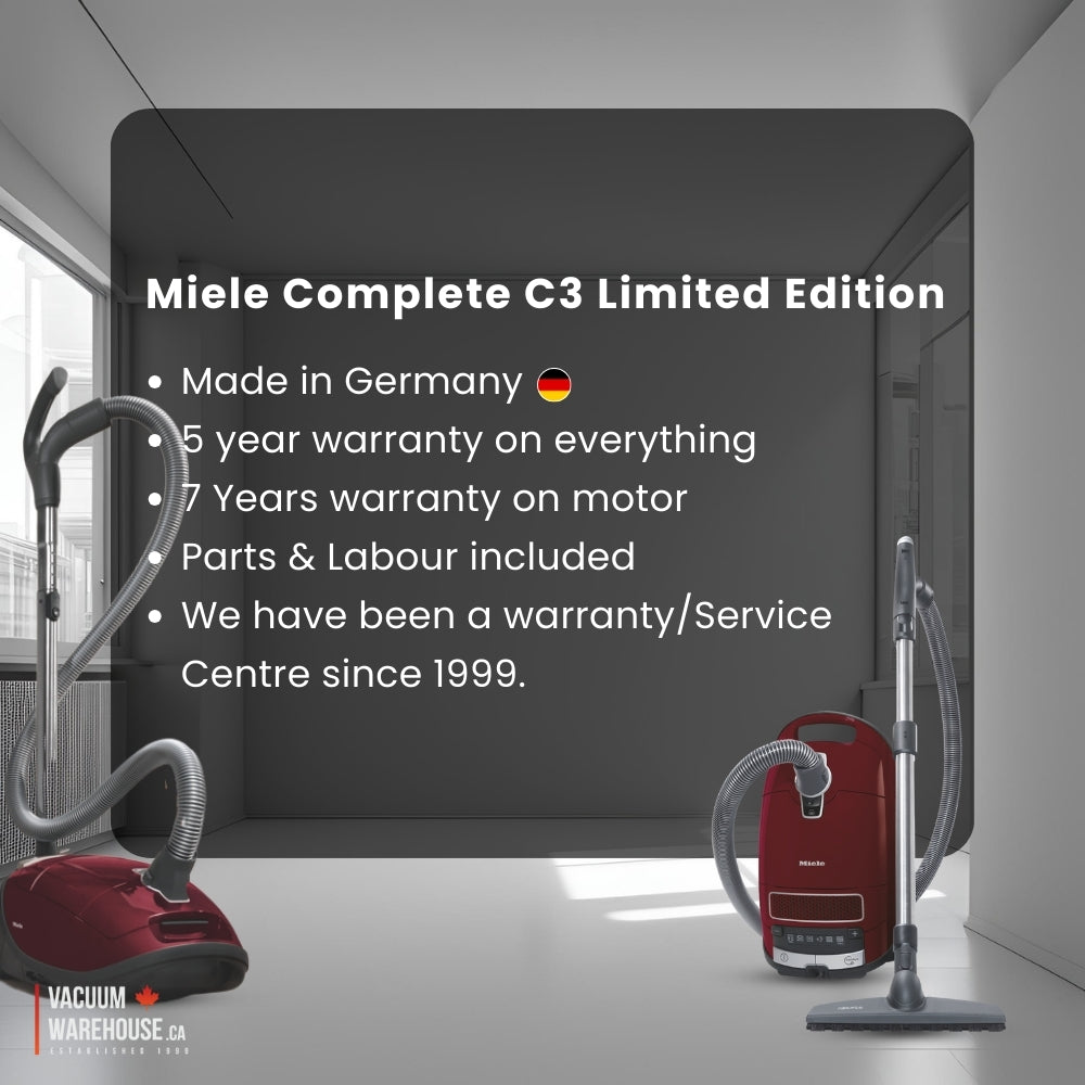 Miele Complete C3 Limited Edition Tayberry Red Vacuum Cleaner