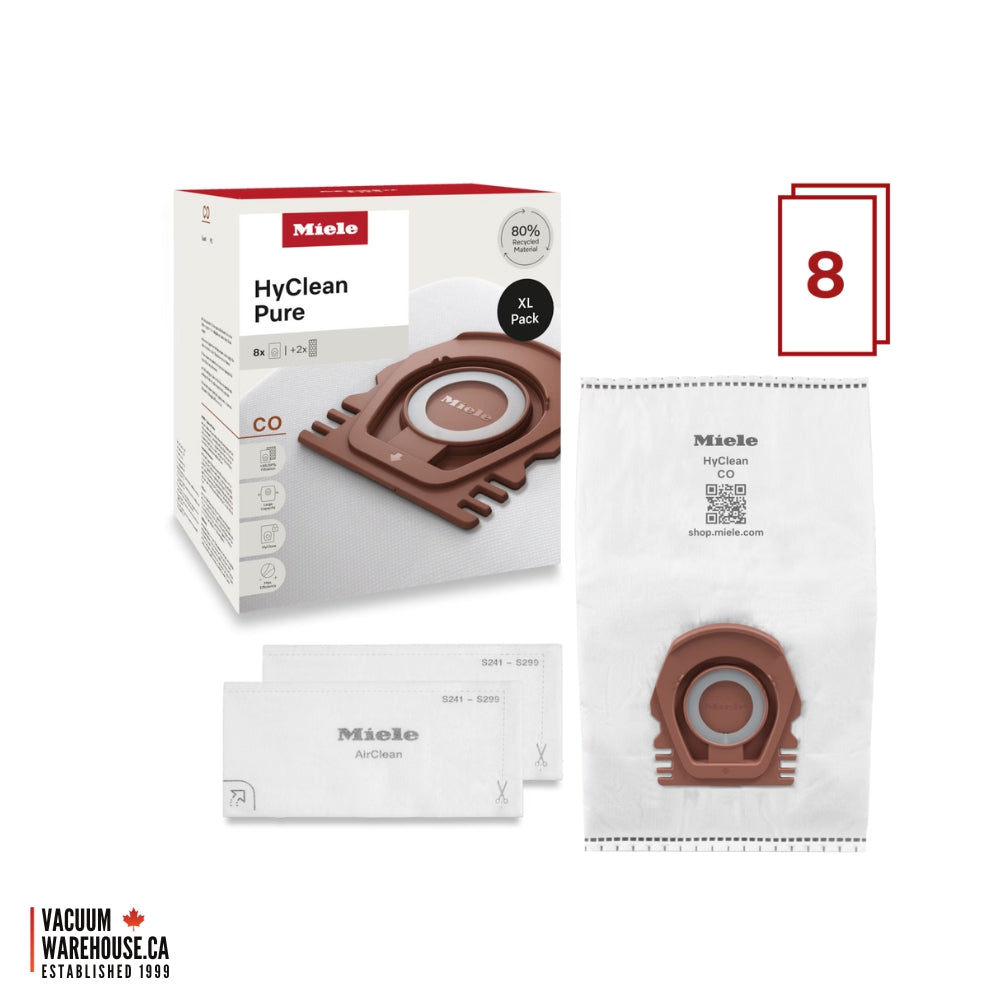 Miele XL-Pack HyClean Air CO dustbags for M1 Models