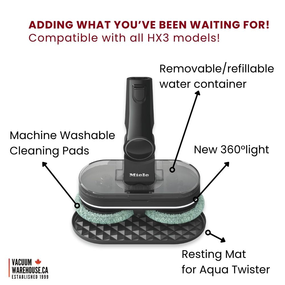 Miele Triflex HX3 Plus Aqua Cordless stick vacuum cleaners - Obsidian Black
