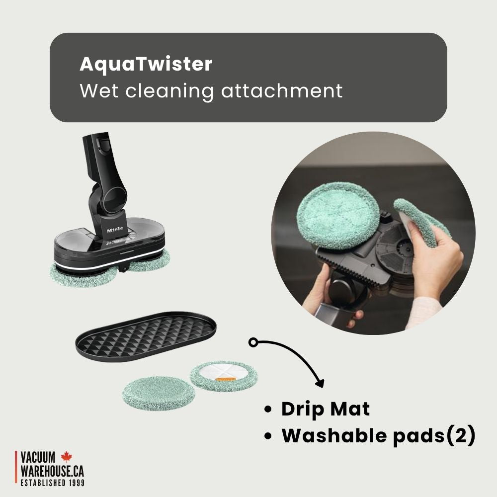 Miele Triflex HX3 Plus Aqua Cordless stick vacuum cleaners - Obsidian Black