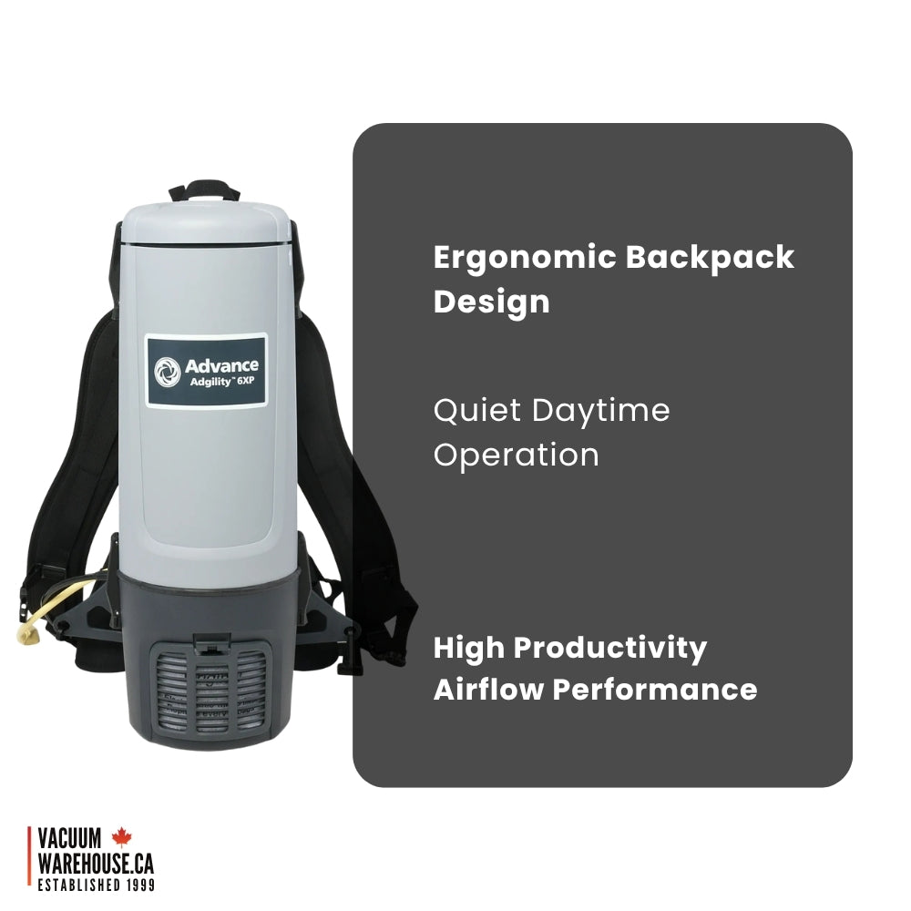 Nilfisk Adgility 6XP Advance Backpack Vacuum Cleaner