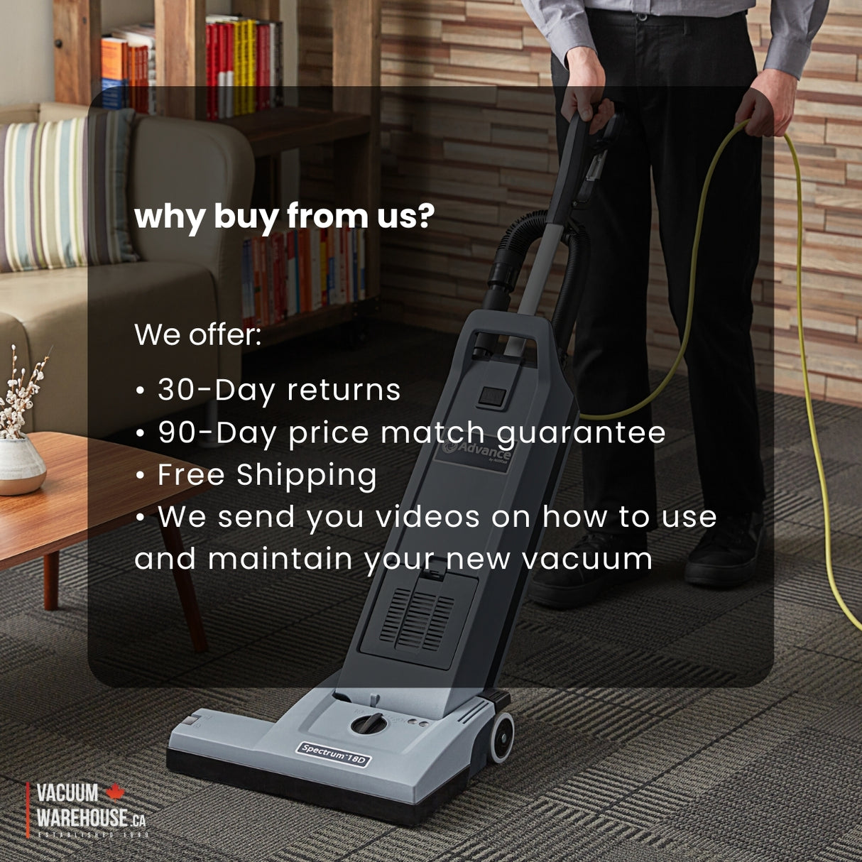 Nilfisk Advance Spectrum 15P Commercial Upright Vacuum Cleaner