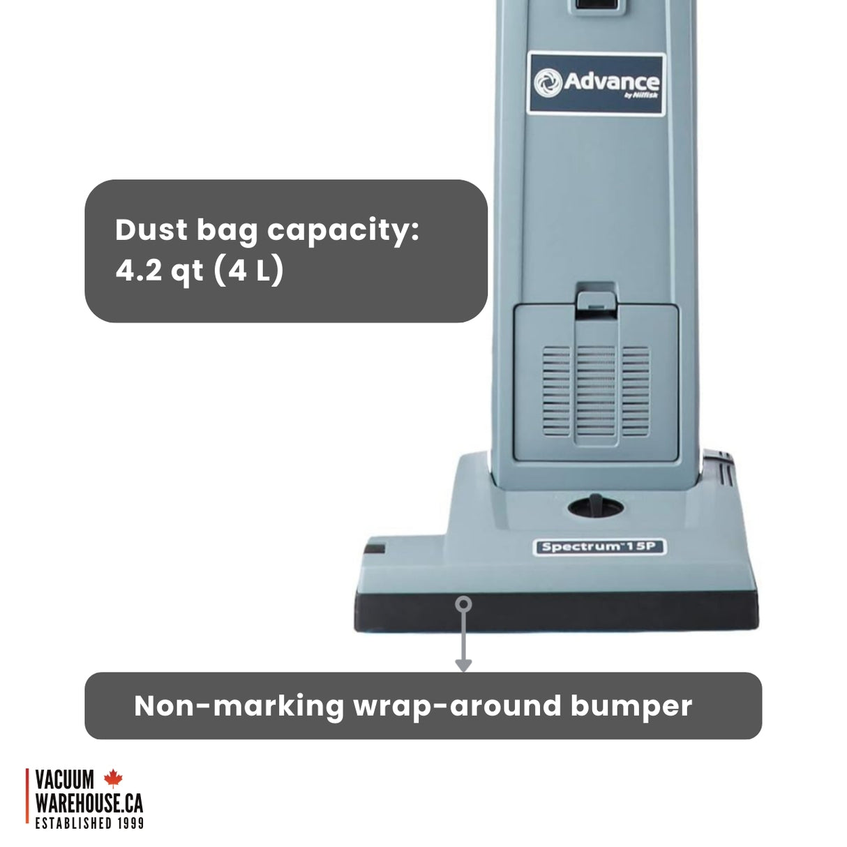 Nilfisk Advance Spectrum 15P Commercial Upright Vacuum Cleaner