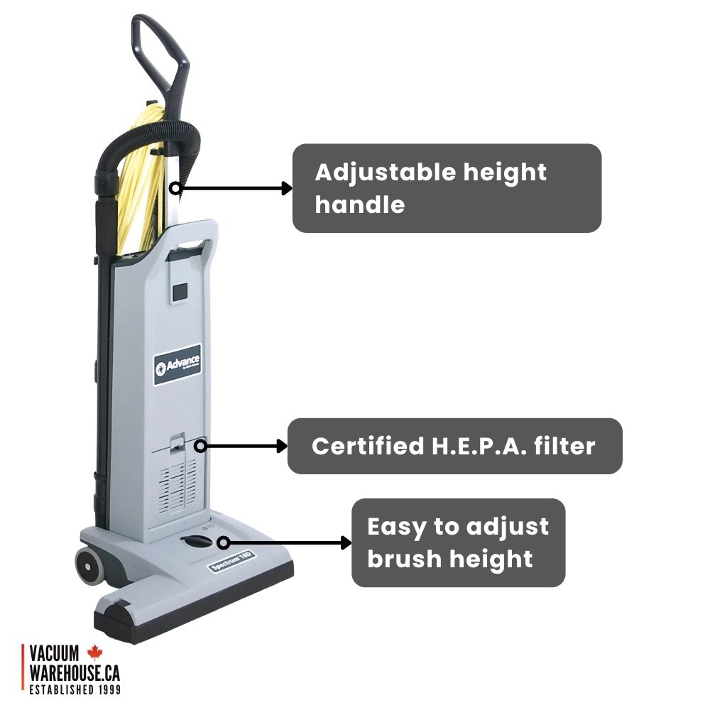 Nilfisk Advance Spectrum 18D Commercial Upright Vacuum Cleaner