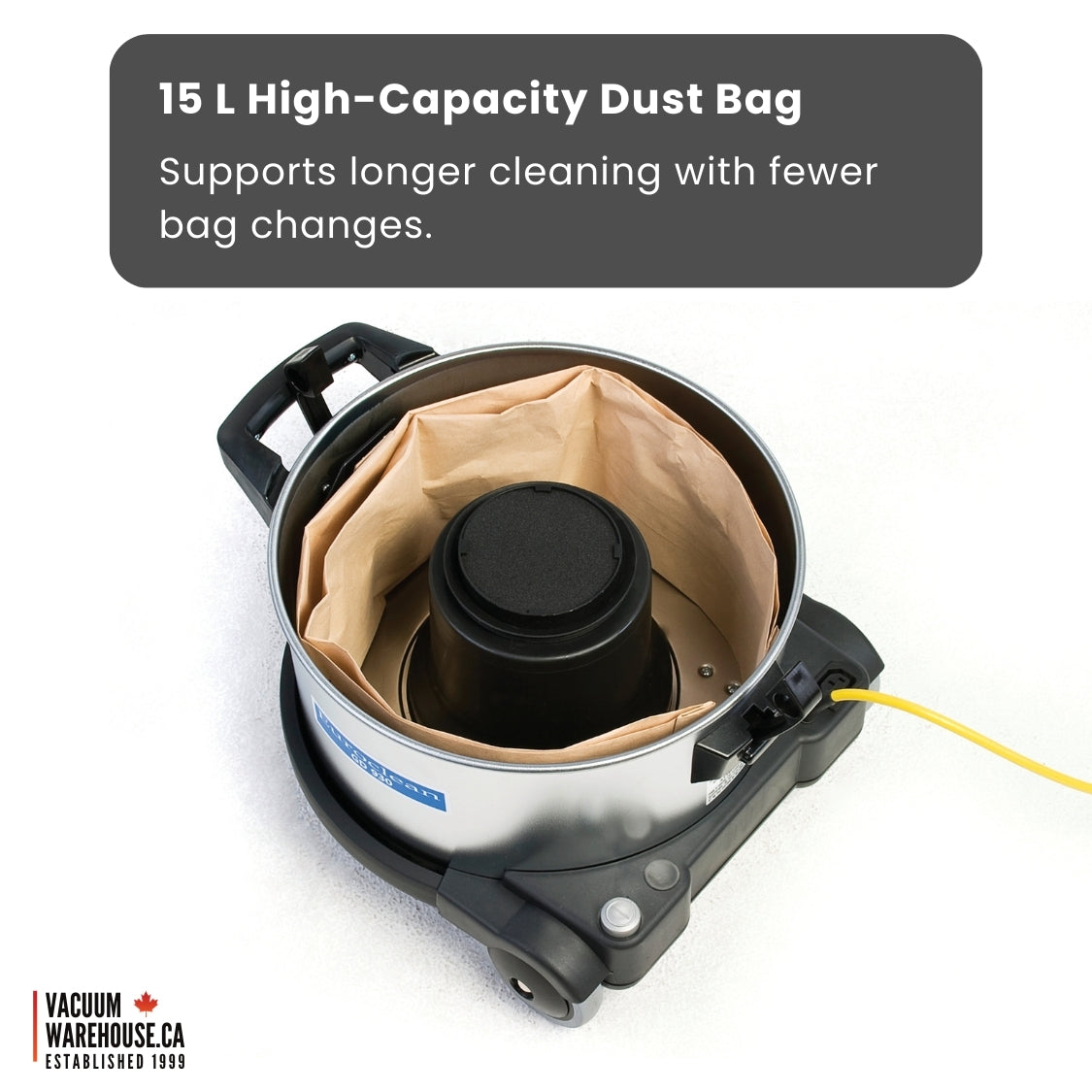 Nilfisk GD930 HSP 120V 4 GAL HEPA Canister Vacuum Cleaner