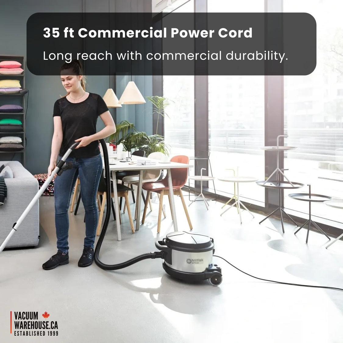 Nilfisk GD930 HSP 120V 4 GAL HEPA Canister Vacuum Cleaner
