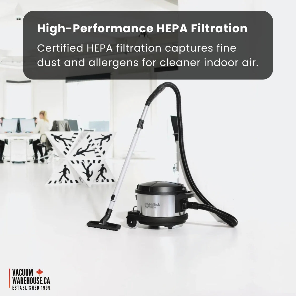 Nilfisk GD930 HSP 120V 4 GAL HEPA Canister Vacuum Cleaner