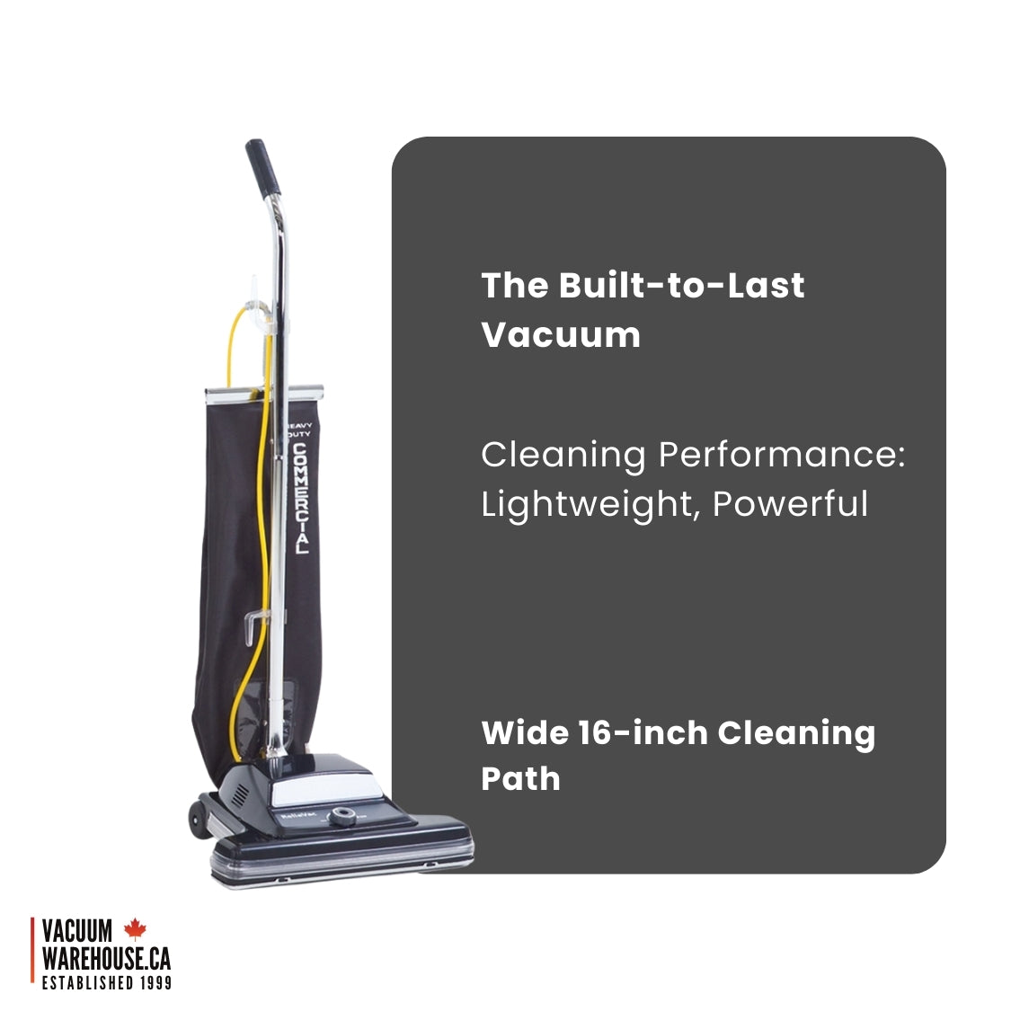 Nilfisk ReliaVac 16HP Commercial Upright Vacuum Cleaner