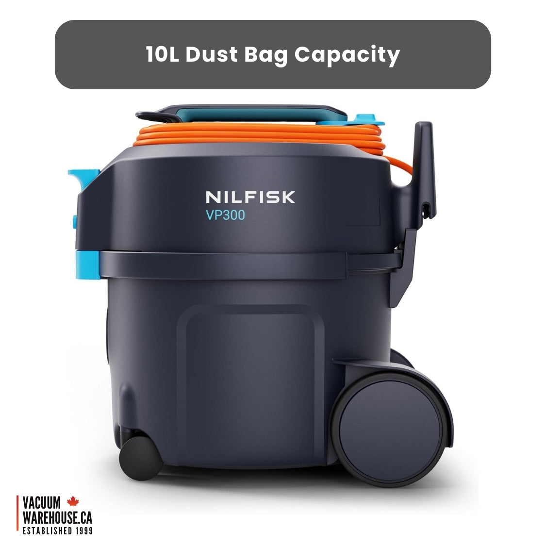 Nilfisk VP300 HEPA Canister Commercial Vacuum Cleaner