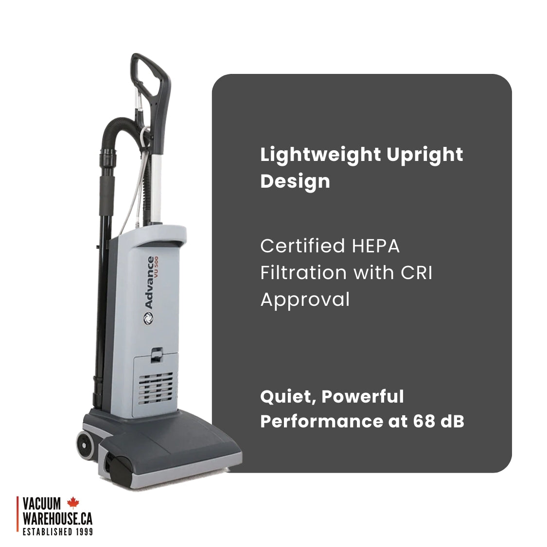 Nilfisk VU500 12INCH Commercial Upright Vacuum US - 107404753