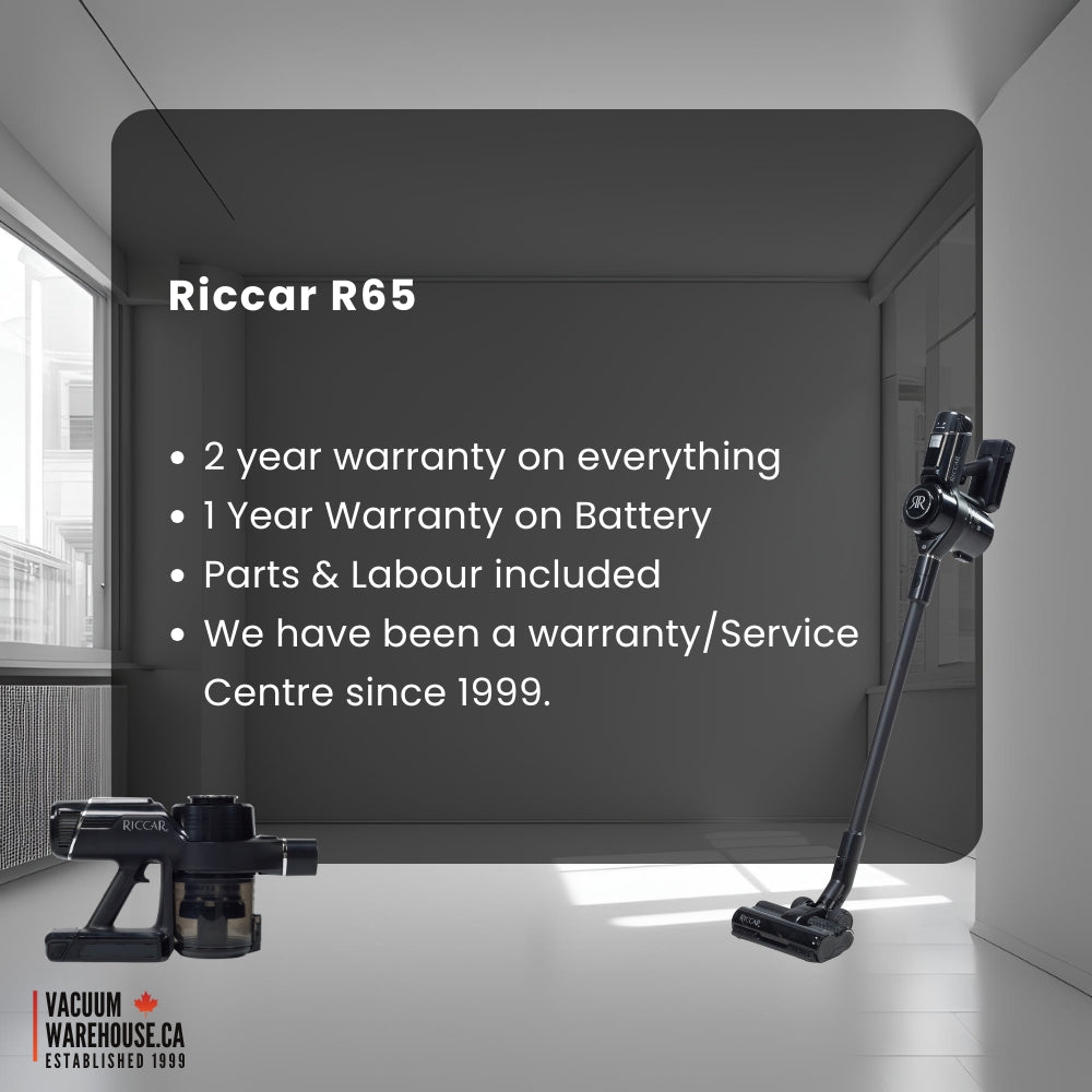 Riccar R65 Cordless Stick Vacuum Cleaner