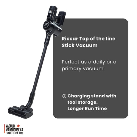 Riccar R65 Cordless Stick Vacuum Cleaner