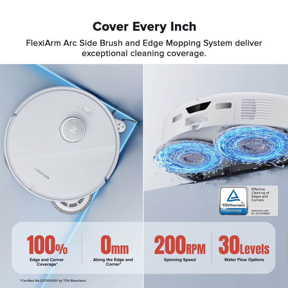 Roborock Qrevo Curv Robot Vacuum Cleaner & Mop