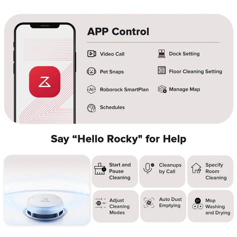 Roborock Qrevo Curv Robot Vacuum Cleaner & Mop