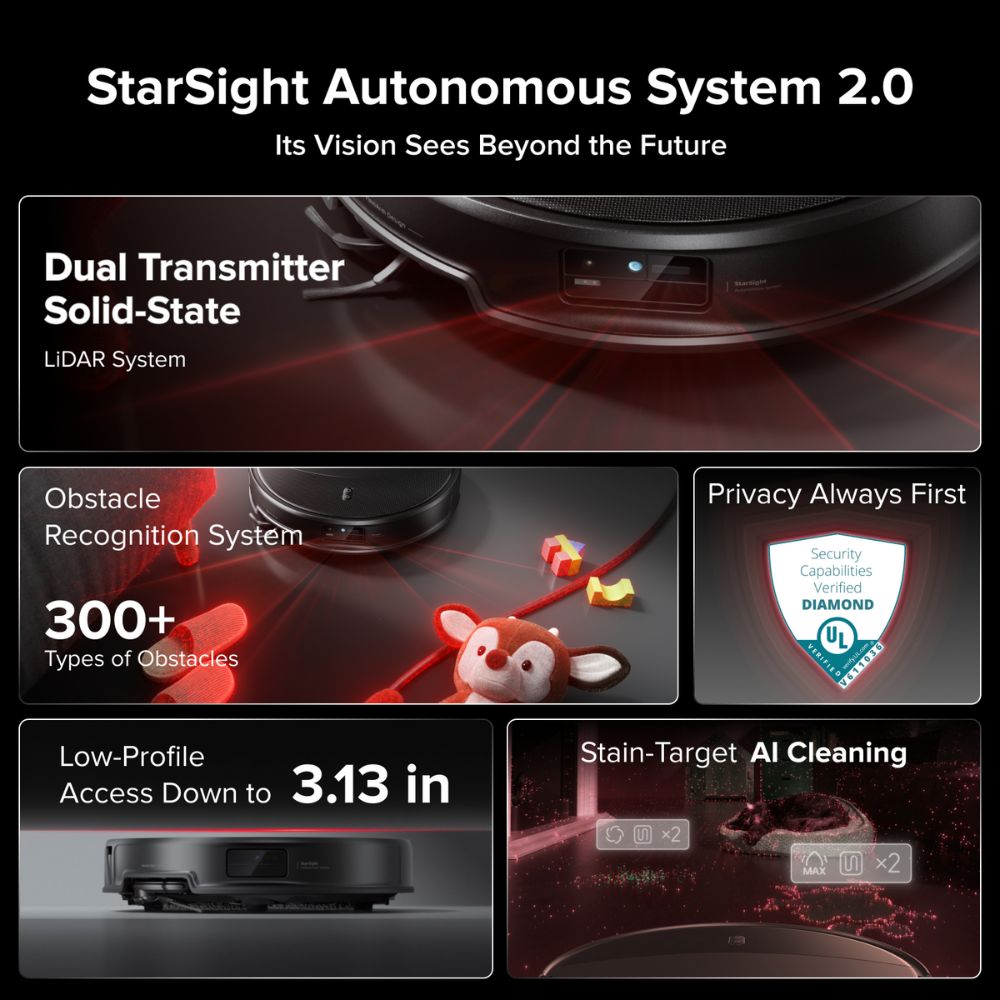 Roborock Saros 20X Robot Vacuum Cleaner & Mop