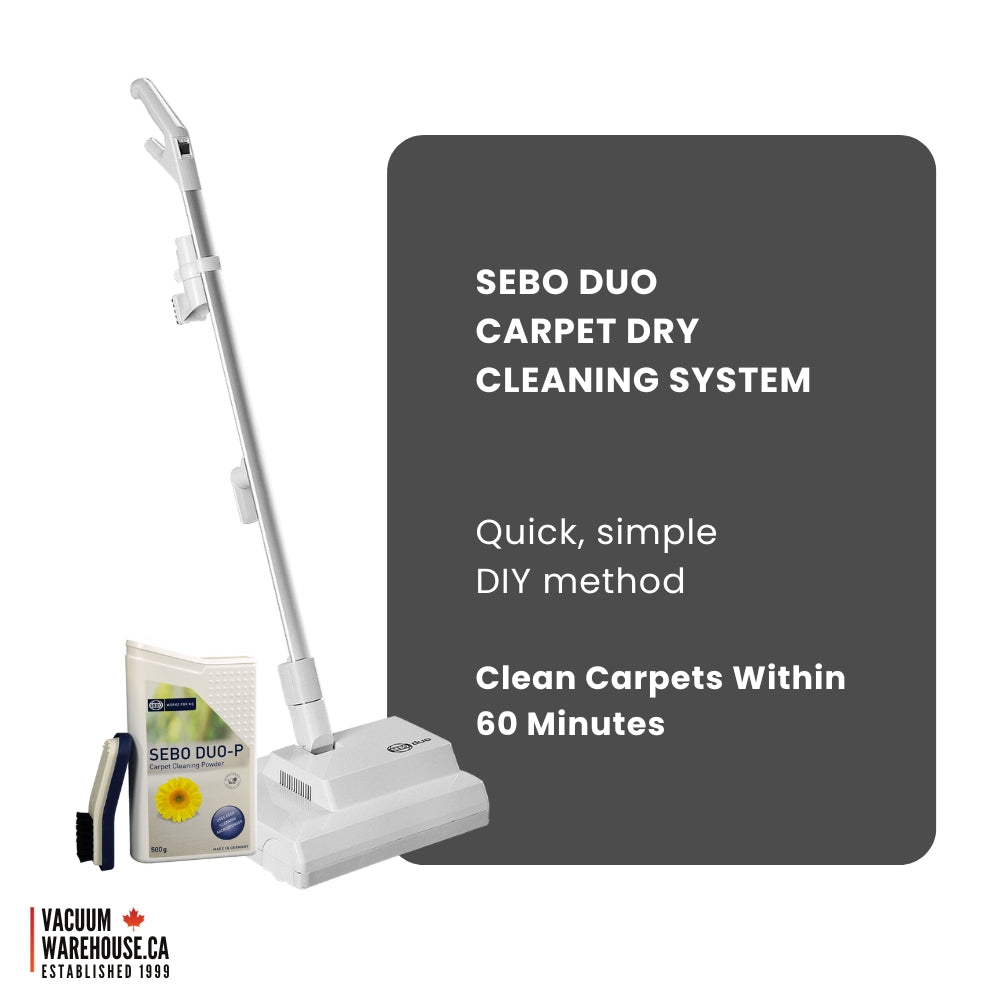 SEBO DUO Carpet Dry Cleaning System
