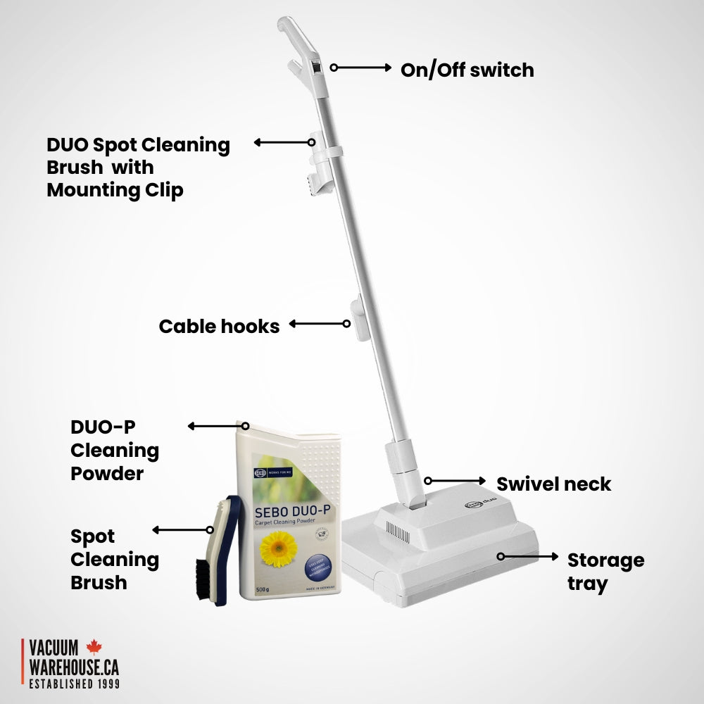SEBO DUO Carpet Dry Cleaning System