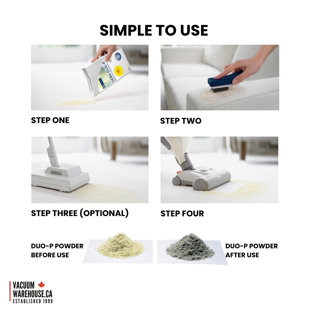 SEBO DUO Carpet Dry Cleaning System