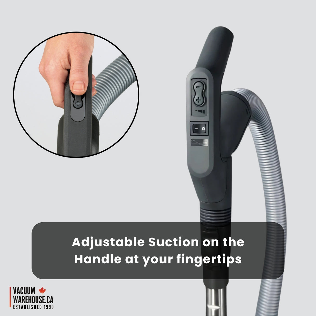 Sebo Airbelt D4 Premium Canister Vacuum Cleaner - White