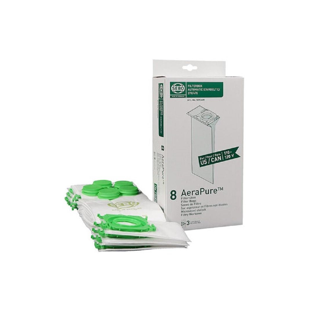 Sebo Filter Bag For X, G, C & Mechanical (8 Bags)