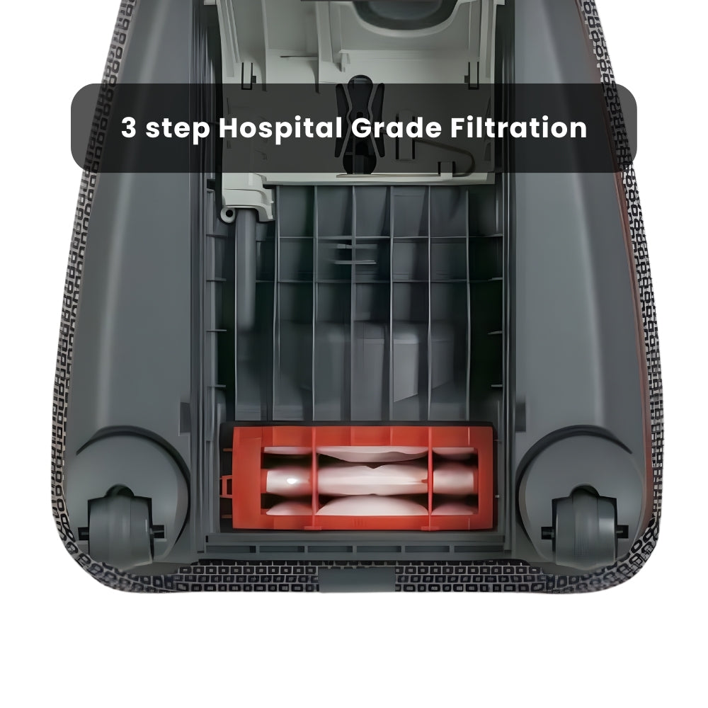 Sebo Airbelt K2 Turbo Canister Vacuum Onyx Black Color