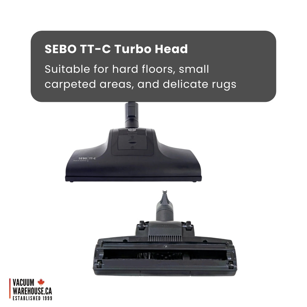 Sebo Airbelt K2 Turbo Canister Vacuum Onyx Black Color