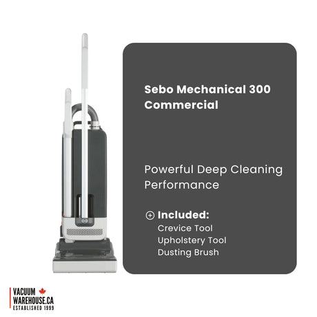 Sebo Mechanical 300 commercial upright vacuum cleaner