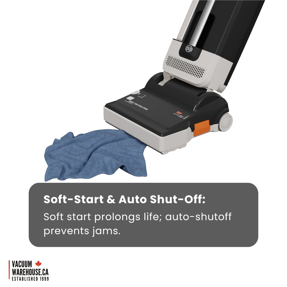 Sebo Mechanical 300 commercial upright vacuum cleaner