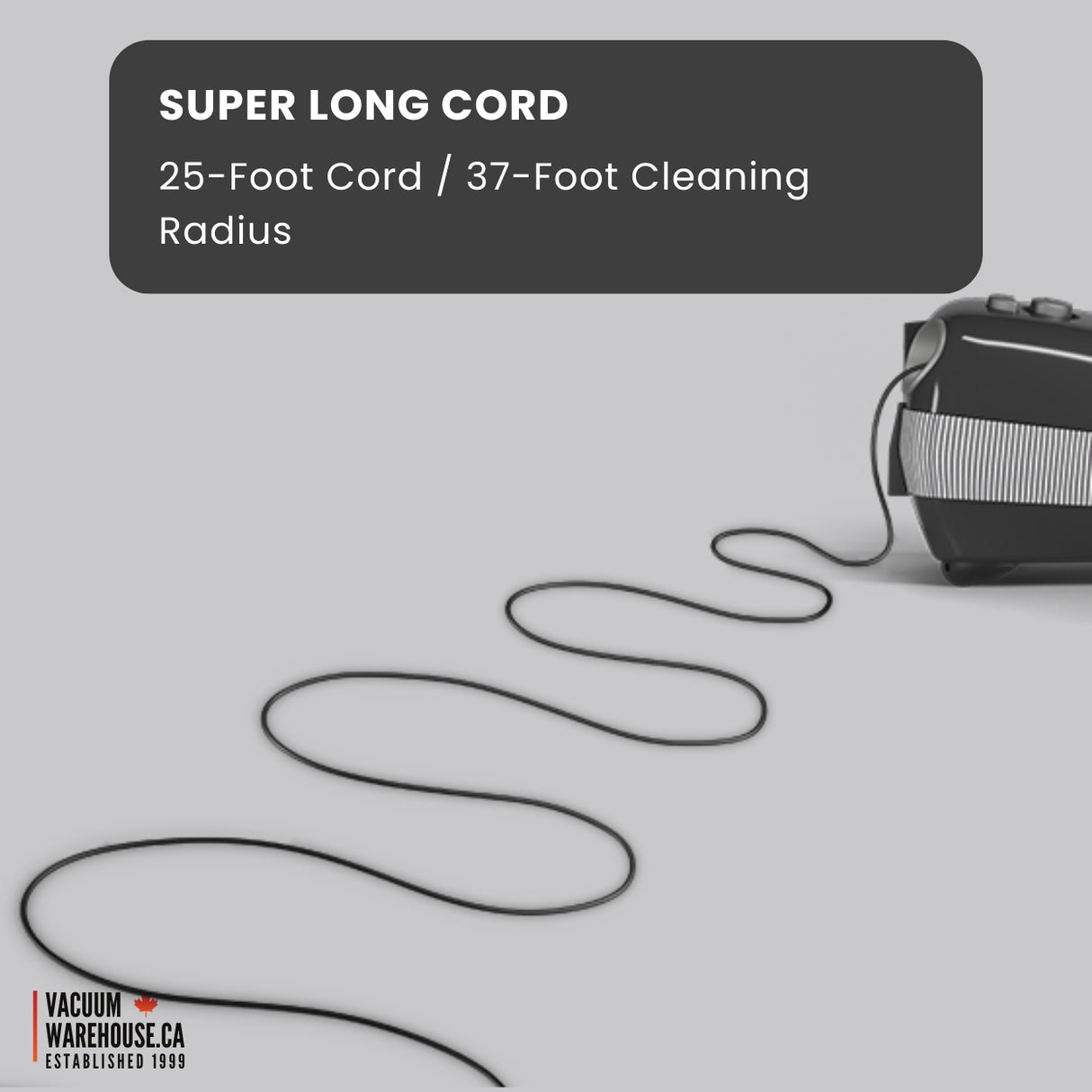 Sebo Airbelt E3 Premium Canister Vacuum Cleaner - Graphite - VacuumWhouse - 91648FC