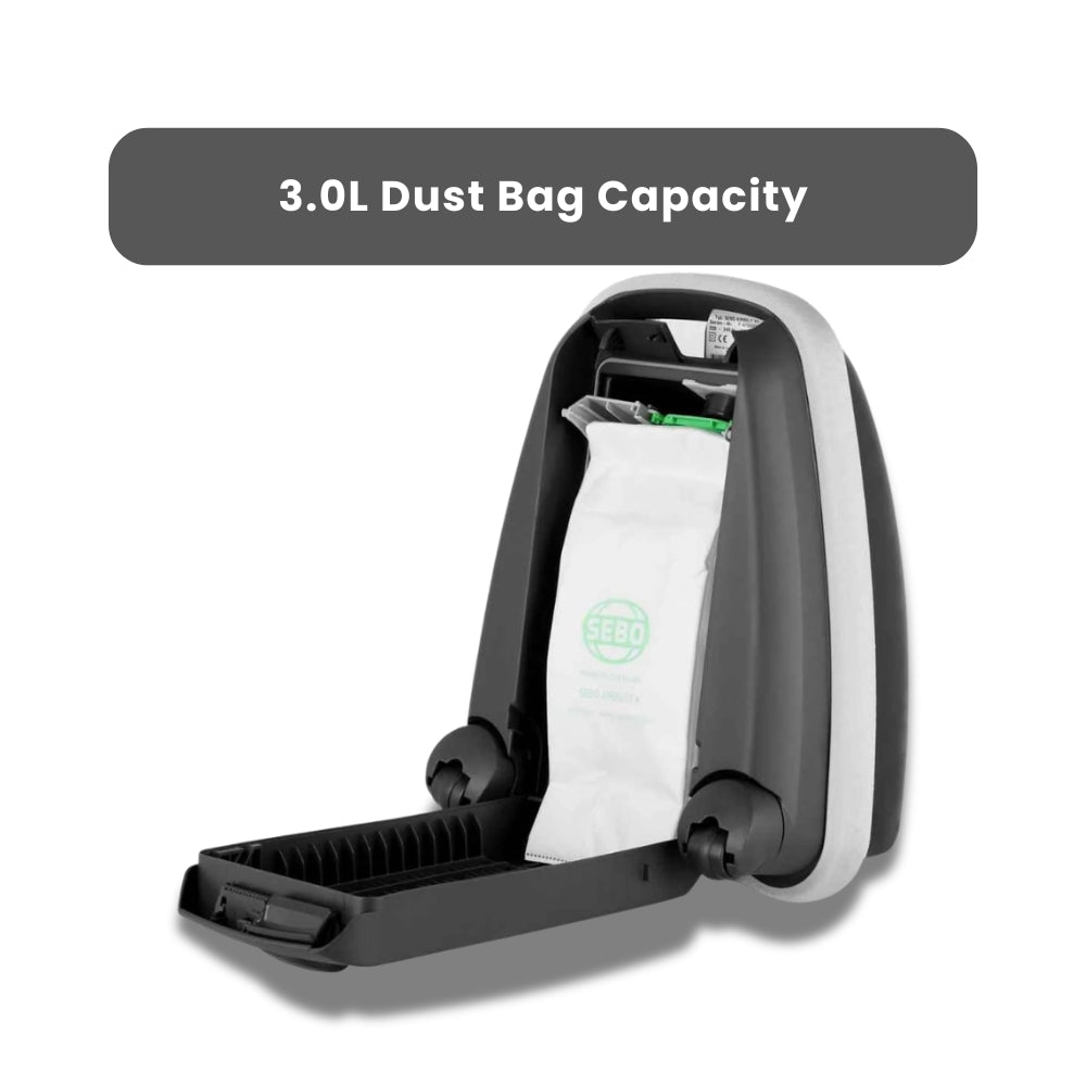 Sebo Airbelt K2 Turbo Canister Vacuum Cleaner - Pastel Blue