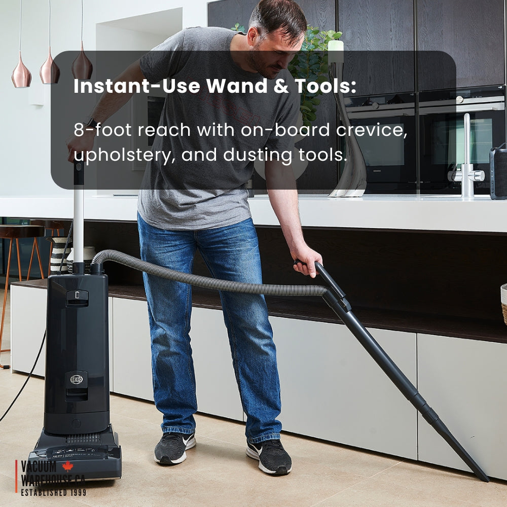 Sebo Automatic X8 Commercial Upright Vacuum Cleaner - Dark Blue