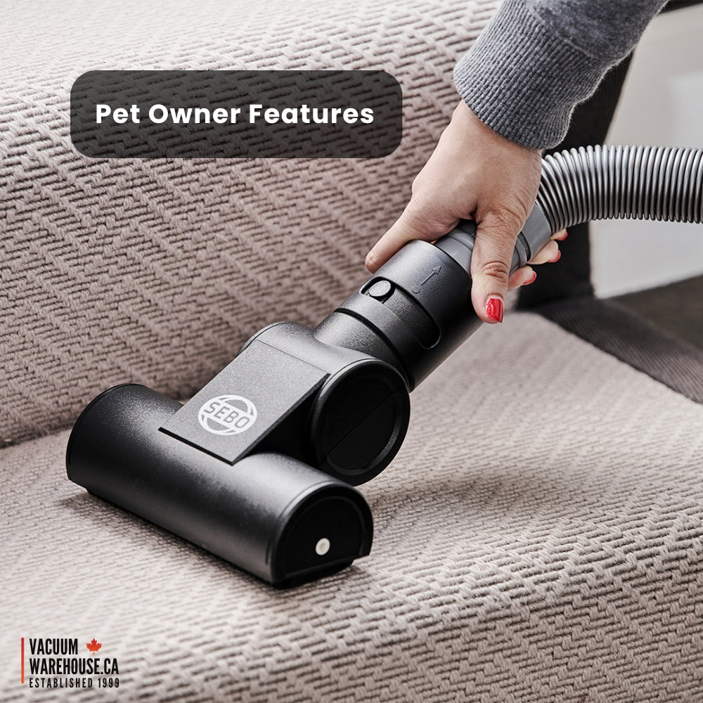 Sebo Automatic X7 Premium Pet Upright Vacuum Cleaner - Black
