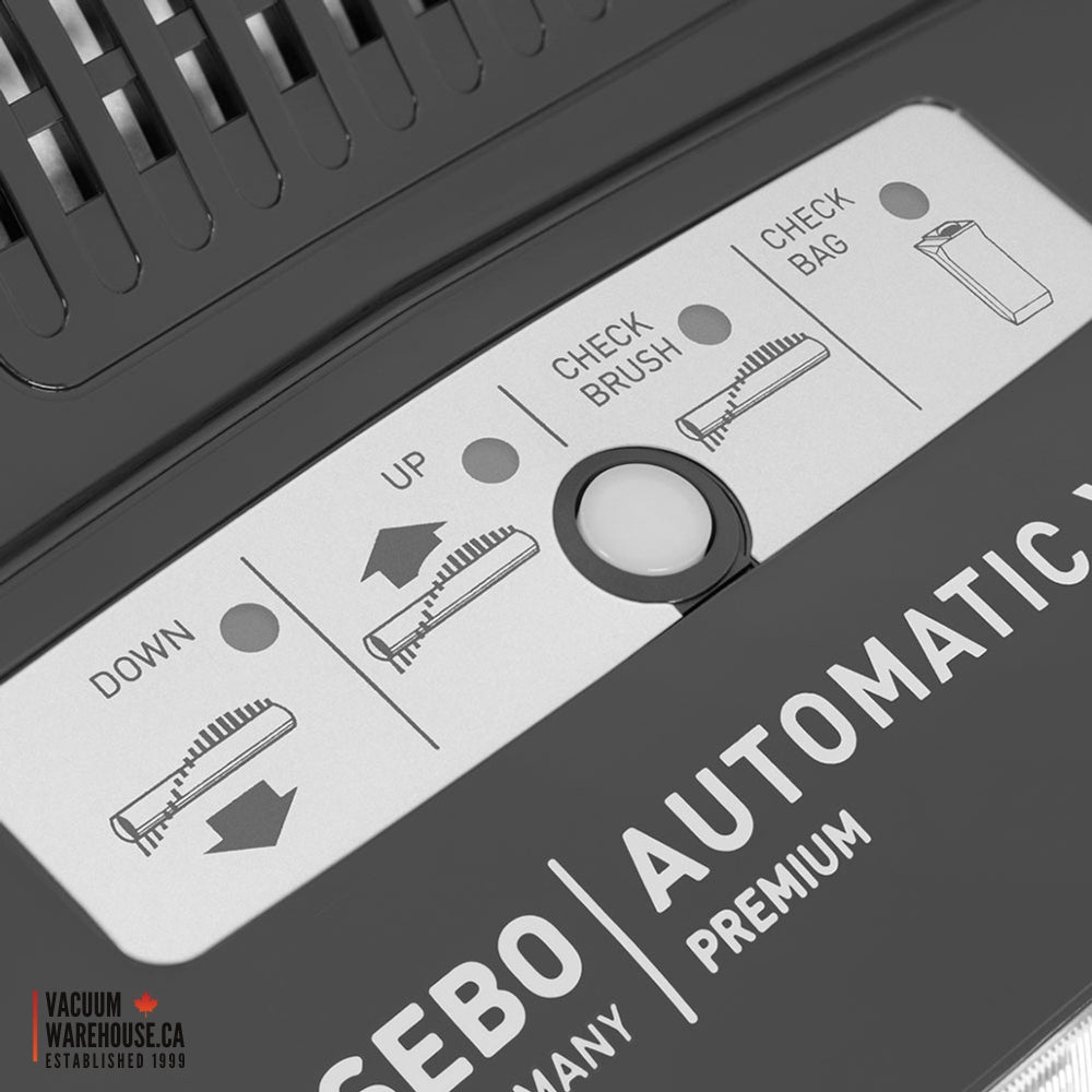 Sebo Automatic X7 Premium Pet Upright Vacuum Cleaner - Black