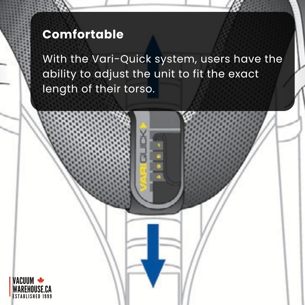 Tornado Pac-Vac 6 Aircomfort Back Pack Vacuum Cleaner