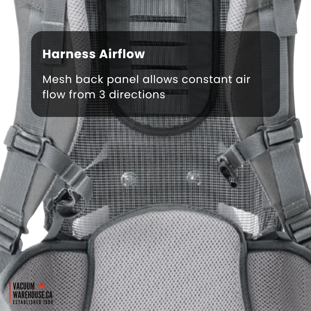 Tornado Pac-Vac 6 Aircomfort Back Pack Vacuum Cleaner