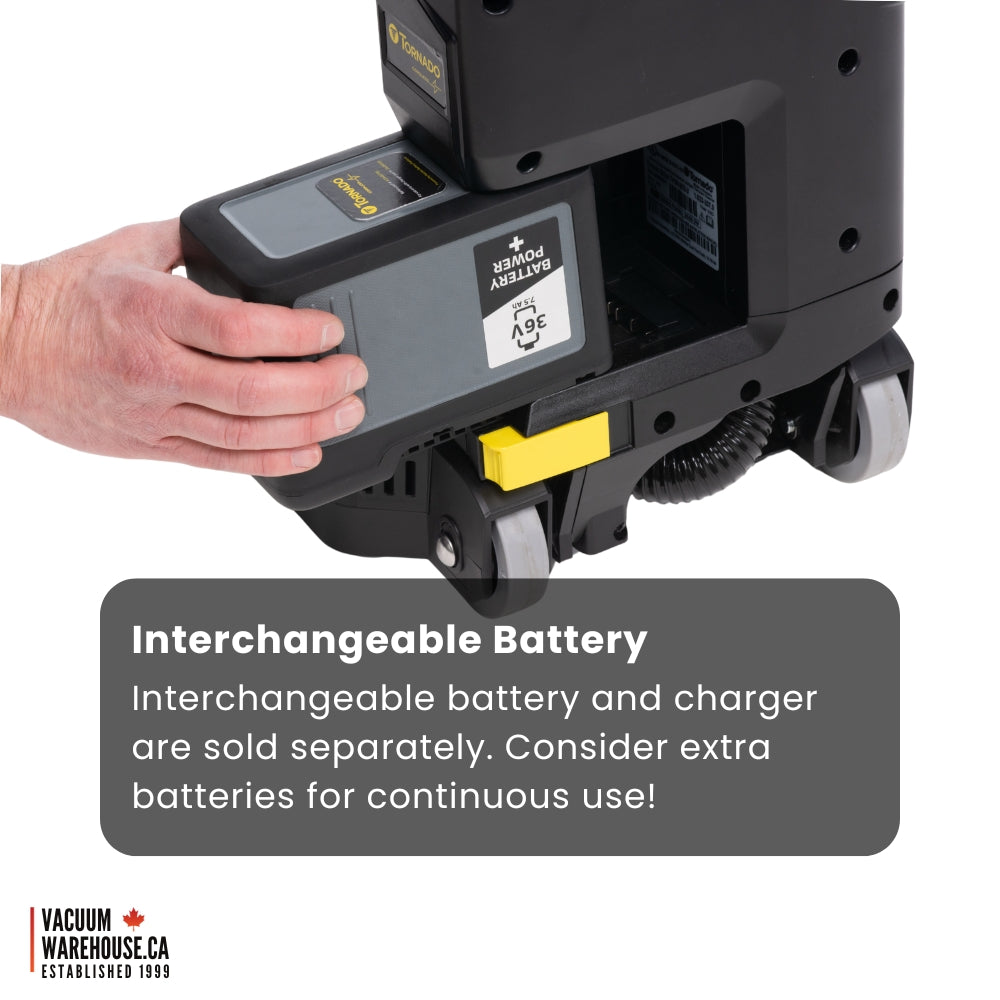 Tornado Strike Cordless Upright with Battery and Charger