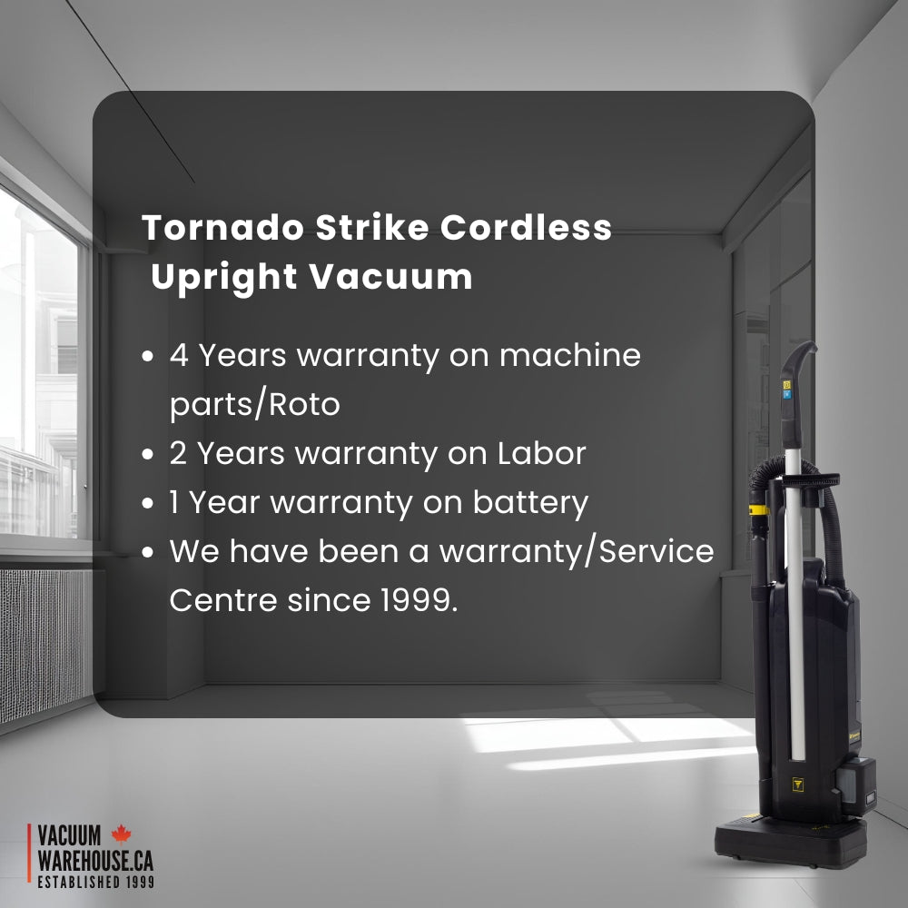Tornado Strike Cordless Upright with Battery and Charger