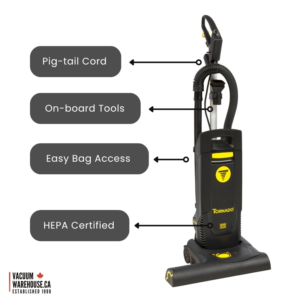 Tornado Deluxe CVD 48 Dual Motor Upright Vacuum Cleaner