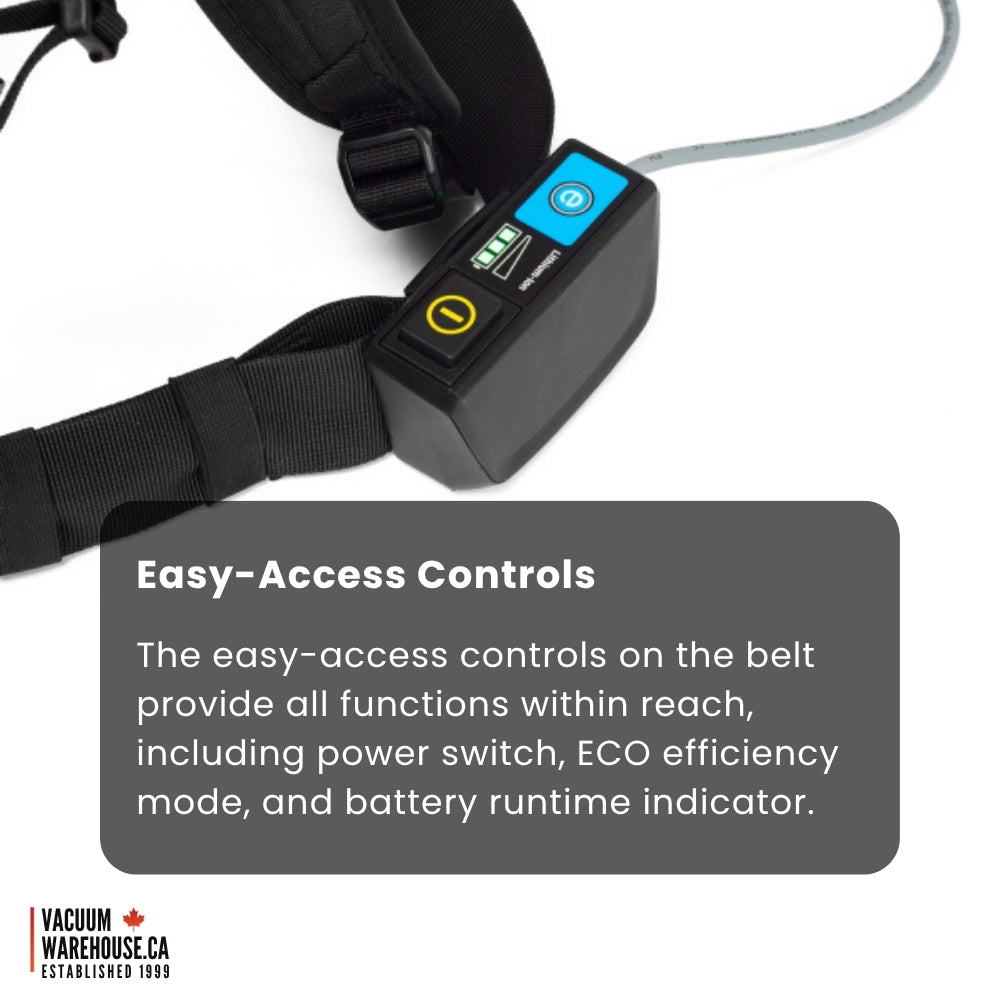 Tornado Zephyr Cordless Backpack with Battery and Charger