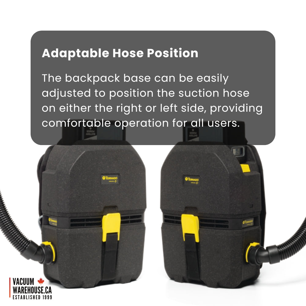 Tornado Zephyr Cordless Backpack with Battery and Charger