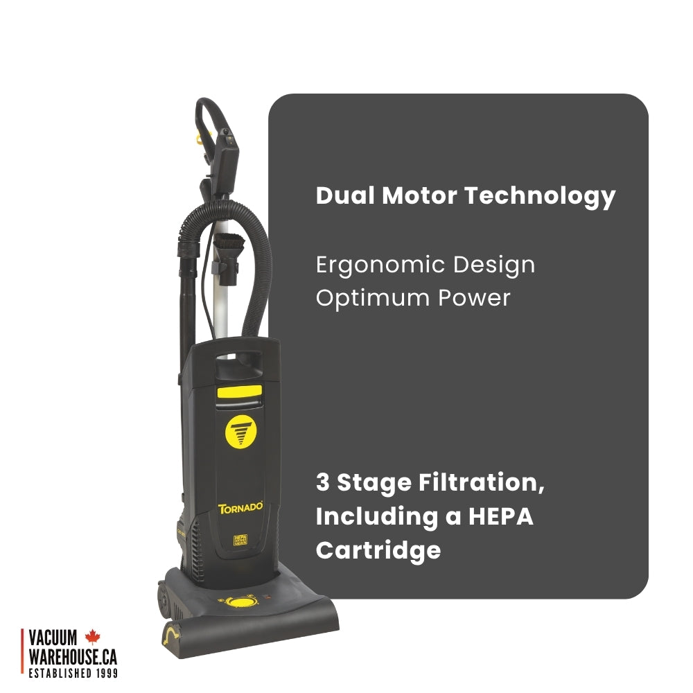 Tornado Deluxe CVD 38 Dual Motor Upright Vacuum Cleaner