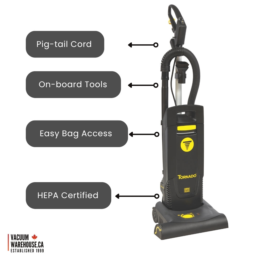 Tornado Deluxe CVD 38 Dual Motor Upright Vacuum Cleaner