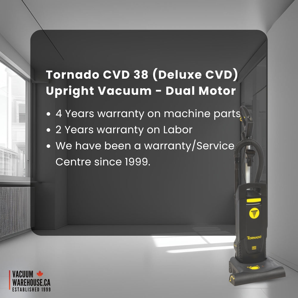 Tornado Deluxe CVD 38 Dual Motor Upright Vacuum Cleaner